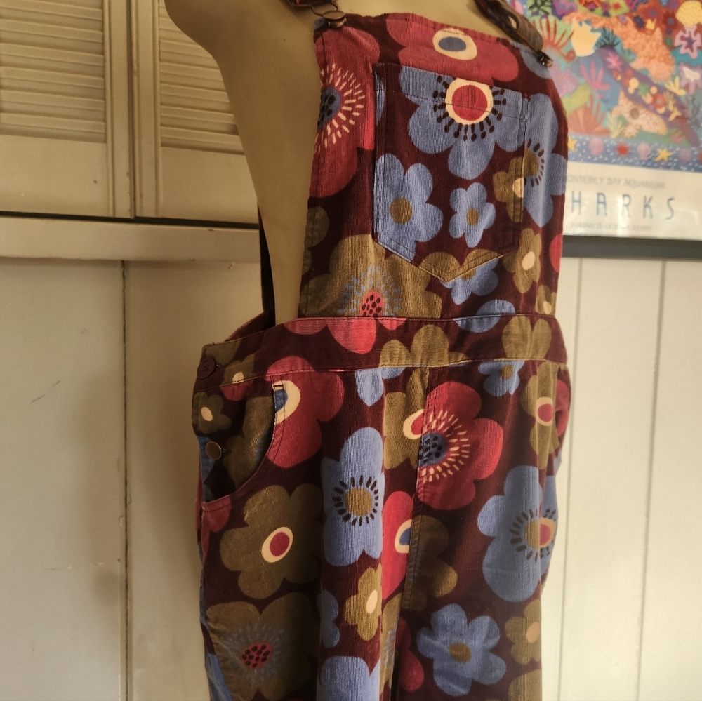 Modcloth Brown Floral Jumpsuit - Picture 7 of 8